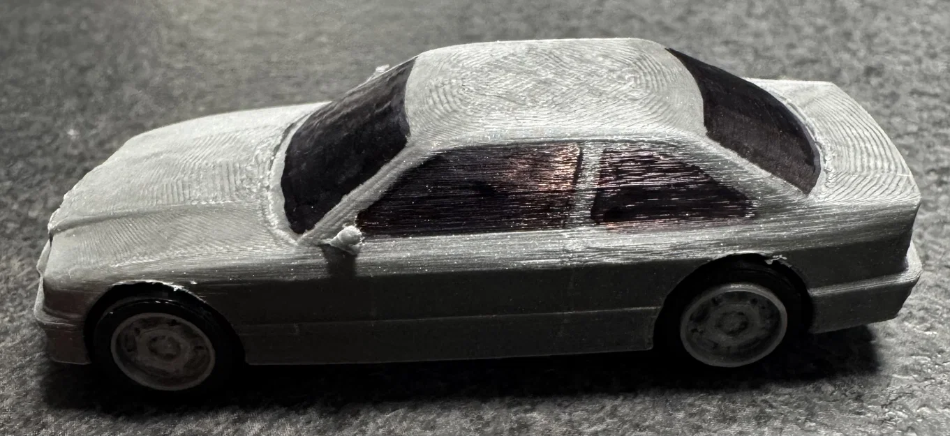 Mô hình lắp ráp xe BMW E36 Mini dưới dạng Kit Card cực chất - Image 11