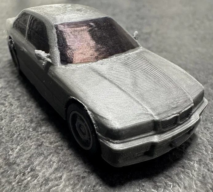 Mô hình lắp ráp xe BMW E36 Mini dưới dạng Kit Card cực chất - Image 13