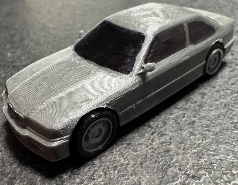 Mô hình lắp ráp xe BMW E36 Mini dưới dạng Kit Card cực chất - Image 14