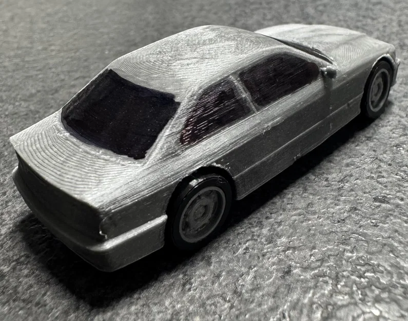 Mô hình lắp ráp xe BMW E36 Mini dưới dạng Kit Card cực chất - Image 15