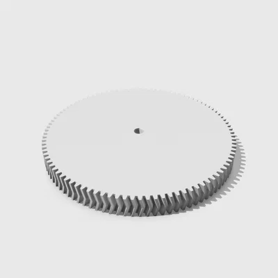 Bộ sưu tập bánh răng herringbone kèm file STEP