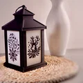 Lồng Đèn Tealight Giáng Sinh với Panel Ánh Sáng Thay Đổi - Thumbnail 4