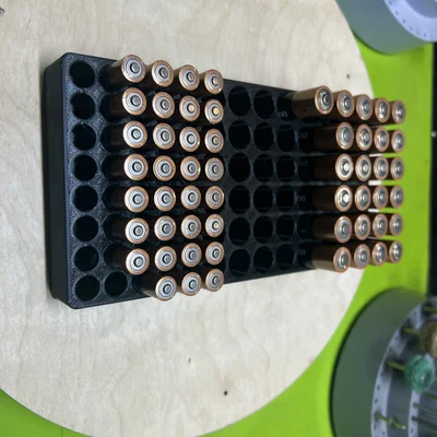 Khay 3D lưu trữ pin AA và AAA tiện dụng, gọn gàng