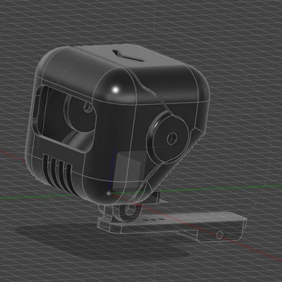 Mô hình đầu robot tí hon (Tiny Robot Head) với 2 động cơ Servo