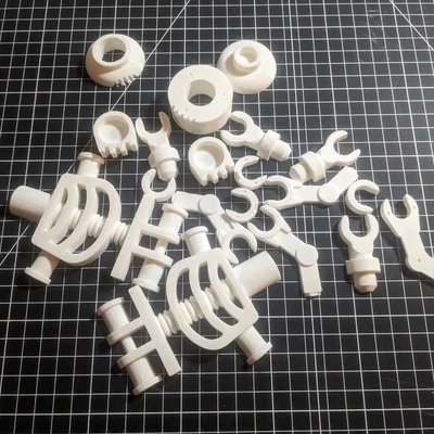 Bộ xương Mega kiểu Lego in một lần (Single-Print)