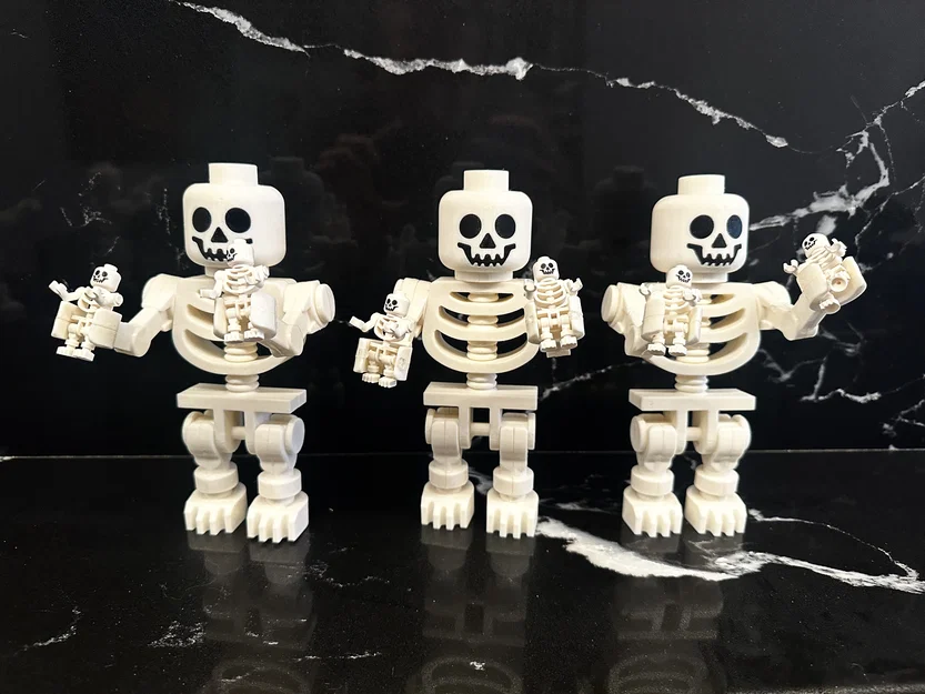 In 1 Plate LEGO Skeleton (4:1) – Bản Improved - Image 1