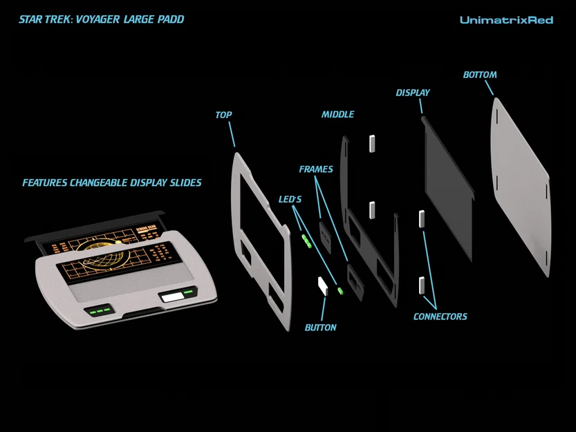 Star Trek: Voyager Large PADD (PADD bản lớn) - Image 2