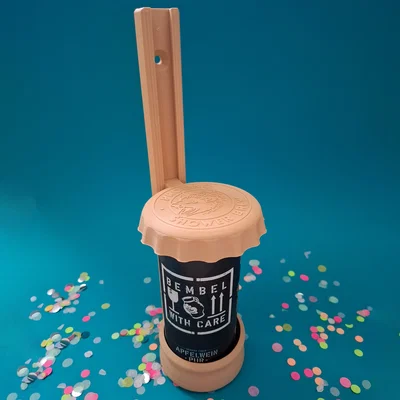 Giá đỡ bia khi tắm (Shower Beer Holder) kèm nắp (Cap)