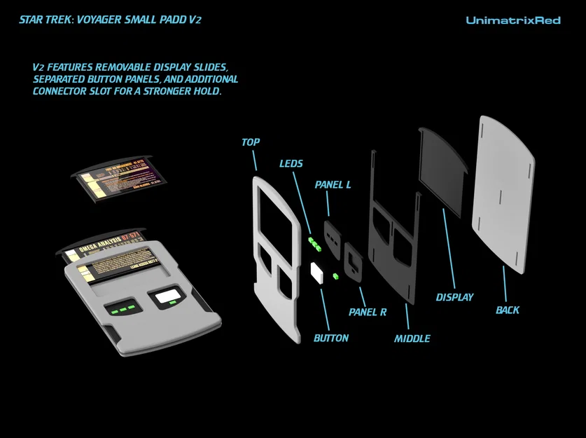 Star Trek: Voyager - PADD Nhỏ (Small PADD) - Image 2