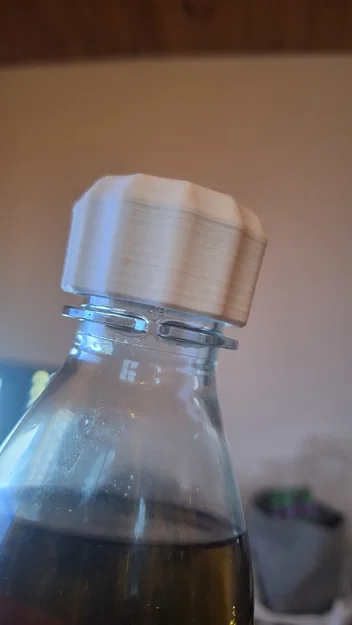 Nắp đậy chai SodaStream in 3D (có kèm vòng gioăng làm kín) - Image 1