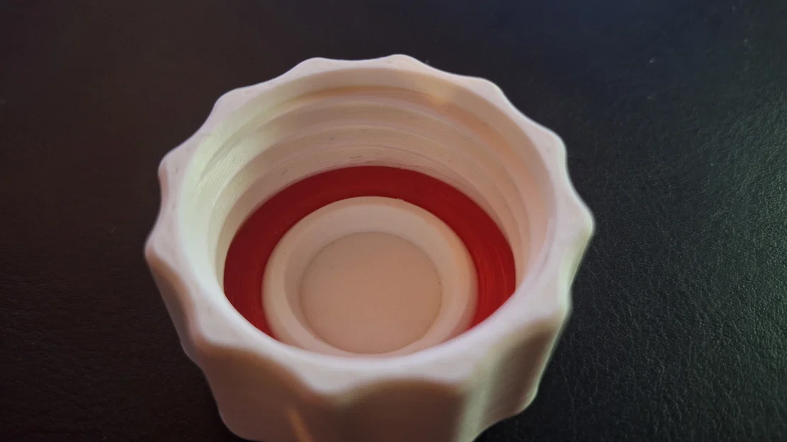 Nắp đậy chai SodaStream in 3D (có kèm vòng gioăng làm kín) - Image 2