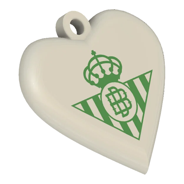 Móc khóa tim Real Betis + R. Madrid, Valladolid, Granada C.F. (Cập nhật mới) - Image 3