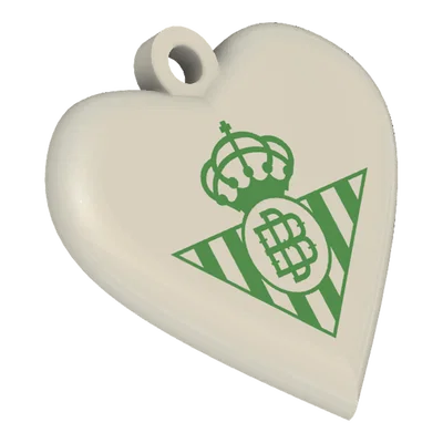Móc khóa tim Real Betis + R. Madrid, Valladolid, Granada C.F. (Cập nhật mới)