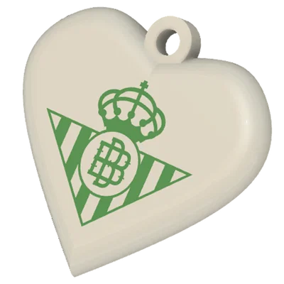 Móc khóa tim Real Betis + R. Madrid, Valladolid, Granada C.F. (Cập nhật mới)