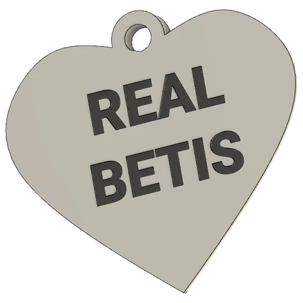 Móc khóa tim Real Betis + R. Madrid, Valladolid, Granada C.F. (Cập nhật mới) - Image 5