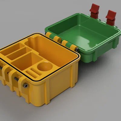 Hộp rugged cho GoPro Hero 8 kèm silicone case