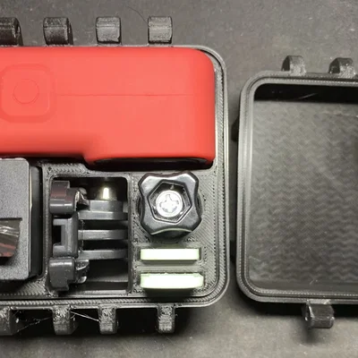 Hộp rugged cho GoPro Hero 8 kèm silicone case