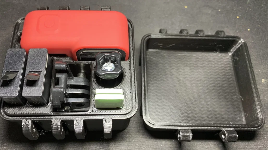 Hộp rugged cho GoPro Hero 8 kèm silicone case - Image 6