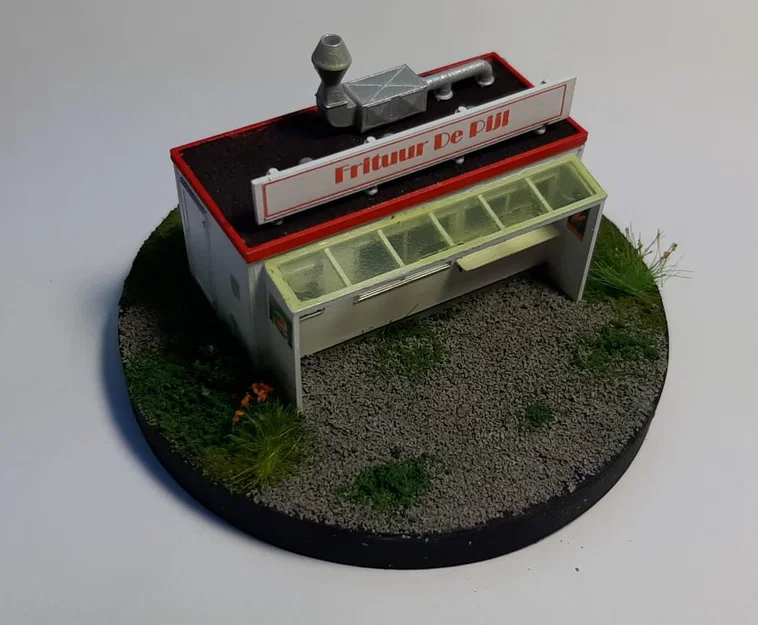 Quầy khoai chiên Bỉ “frietkot” 1:87 cho H0 - Image 1