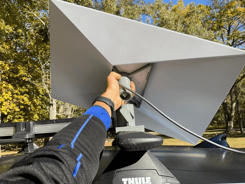 Giá gắn Starlink V4 cho baga mui (Roof Rack Mount) - Image 3