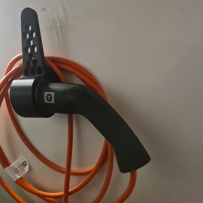 Giá treo cáp sạc xe điện Type 2 gọn nhẹ (Slim Holder)