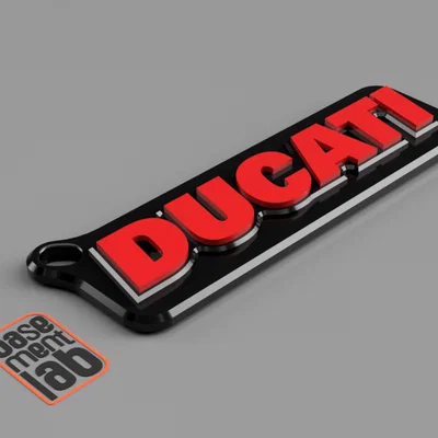 Ducati Keychain - Key chain - Portachiavi - Porte Clès - 钥匙链