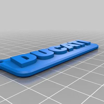 Ducati Keychain - Key chain - Portachiavi - Porte Clès - 钥匙链