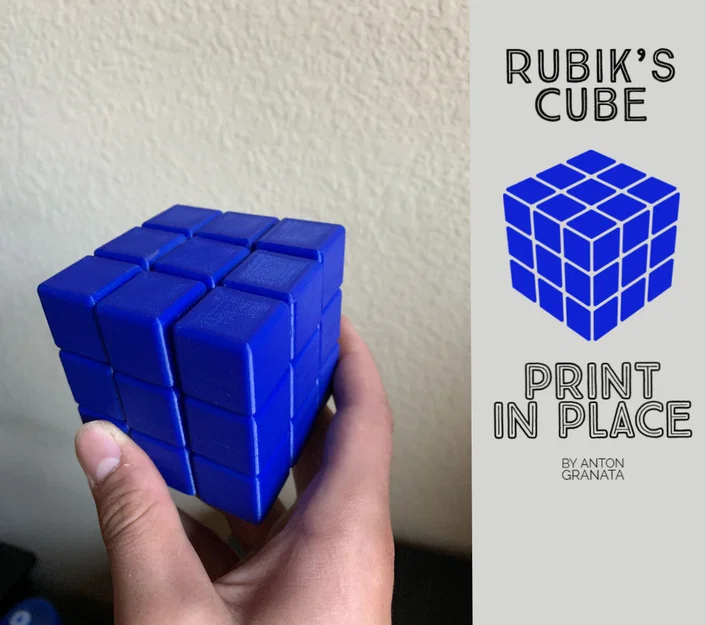 Rubik’s Cube print-in-place hoạt động được đầu tiên trên thế giới - Image 1