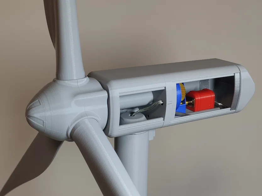 Mô hình 3D tuabin gió (Wind turbine 3D model) - Image 2