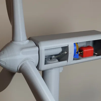 Mô hình 3D tuabin gió (Wind turbine 3D model)