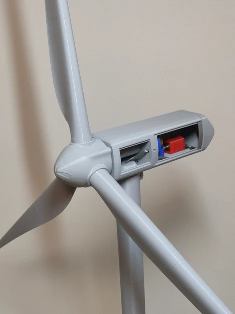 Mô hình 3D tuabin gió (Wind turbine 3D model) - Image 4