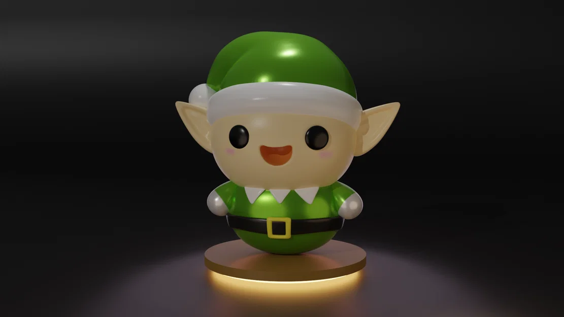 Mô hình chú yêu tinh Giáng sinh (Christmas Elf) trang trí cực dễ thương - Image 1