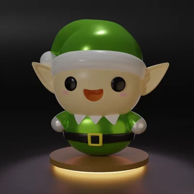 Mô hình chú yêu tinh Giáng sinh (Christmas Elf) trang trí cực dễ thương