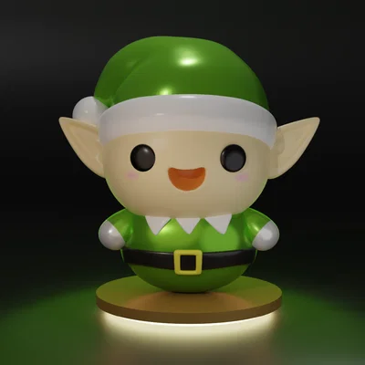 Mô hình chú yêu tinh Giáng sinh (Christmas Elf) trang trí cực dễ thương
