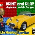Mô hình xe cổ điển Lego Austin Healey Sprite 1958 in 3D - Thumbnail 1