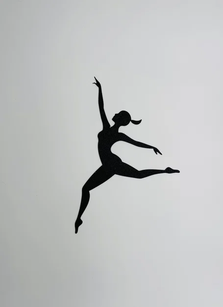 Tranh treo tường nghệ thuật hình cô gái tập thể dục (Gymnastics Wall Art) - Image 1