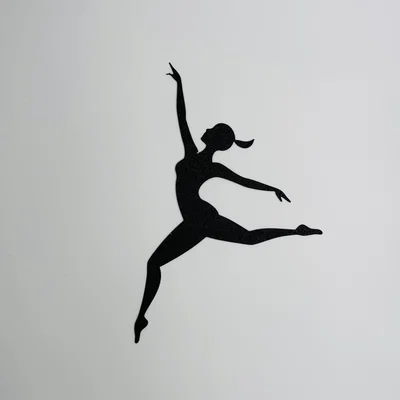 Tranh treo tường nghệ thuật hình cô gái tập thể dục (Gymnastics Wall Art)