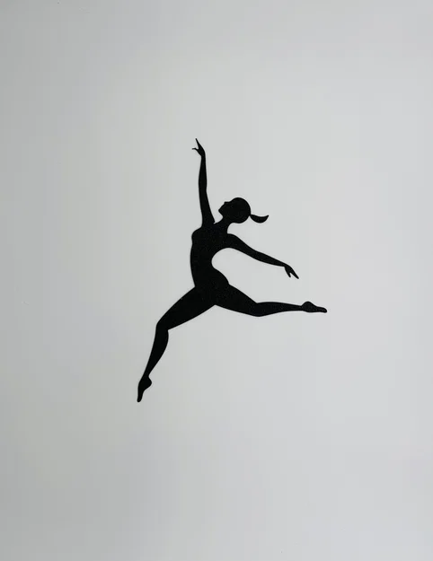 Tranh treo tường nghệ thuật hình cô gái tập thể dục (Gymnastics Wall Art) - Image 2