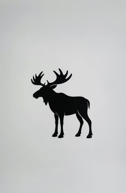 Mô hình trang trí tường 3D hình con nai sừng tấm (Moose Wall Art) - Image 1