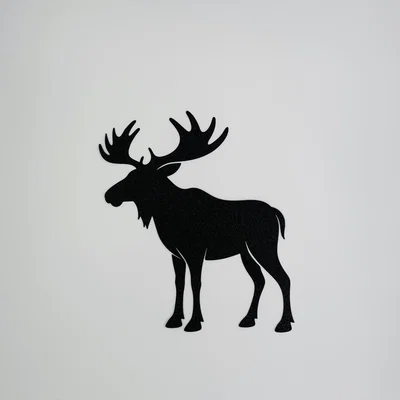 Mô hình trang trí tường 3D hình con nai sừng tấm (Moose Wall Art)