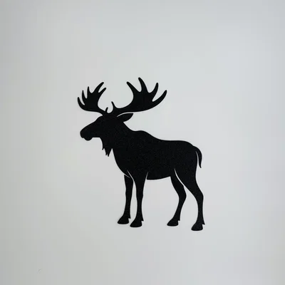 Mô hình trang trí tường 3D hình con nai sừng tấm (Moose Wall Art)