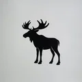 Mô hình trang trí tường 3D hình con nai sừng tấm (Moose Wall Art) - Thumbnail 3