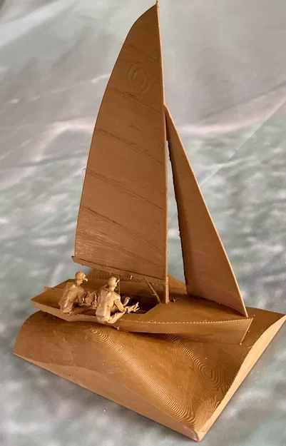 Mô hình tàu buồm Tasar Sailboat in 3D cực đẹp cho người yêu biển - Image 1