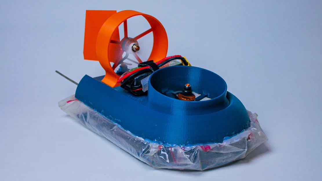 Bánh lái điều hướng cho mô hình Hovercraft RC in 3D - Image 1