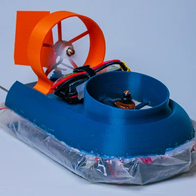 Bánh lái điều hướng cho mô hình Hovercraft RC in 3D