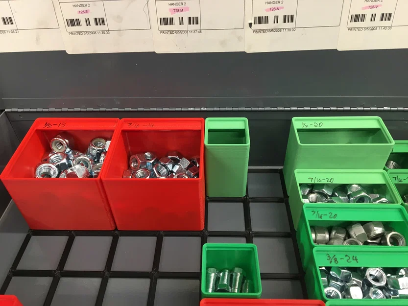 Bin Gridfinity cao cho ngăn kéo Durham (Tall Gridfinity Bins for Durham Drawers) - Image 1