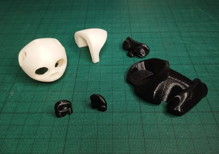 Mô hình gấu trúc ngủ xinh xắn: Hướng dẫn in 3D lắp ráp hai màu - Image 2