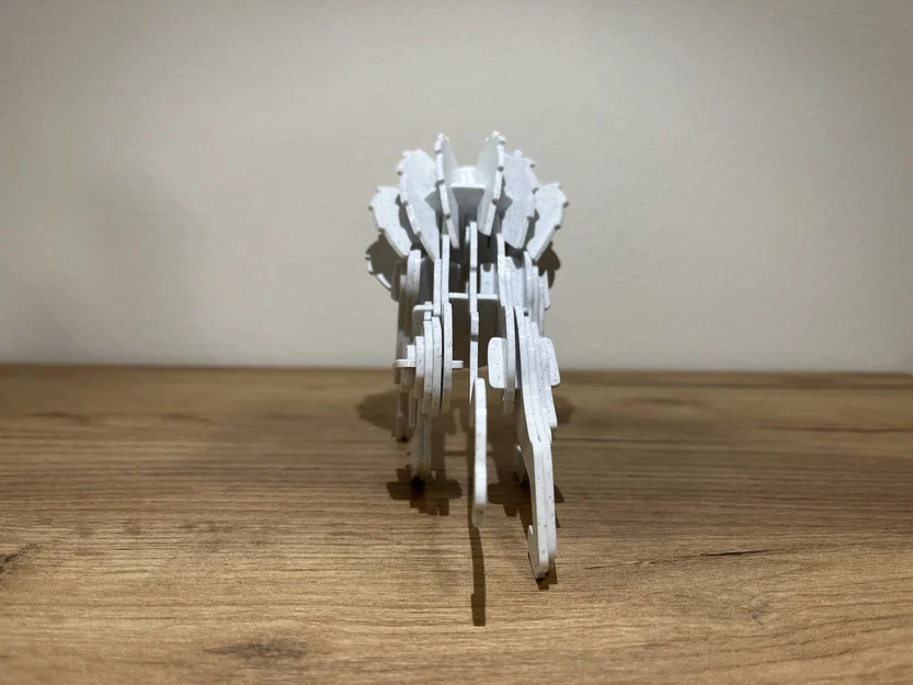 Mô hình lắp ráp 3D Sư Tử (Lion) - Thử thách lắp ghép 49 mảnh - Image 4