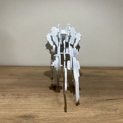 Mô hình lắp ráp 3D Sư Tử (Lion) - Thử thách lắp ghép 49 mảnh