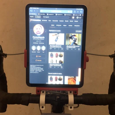 Giá đỡ tablet iPad siêu chắc cho xe đạp tập/trainer (ngang/dọc) #NoSupportNeeded